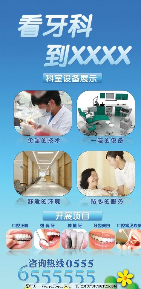 市場調查助力牙科展板設計與廣告策劃